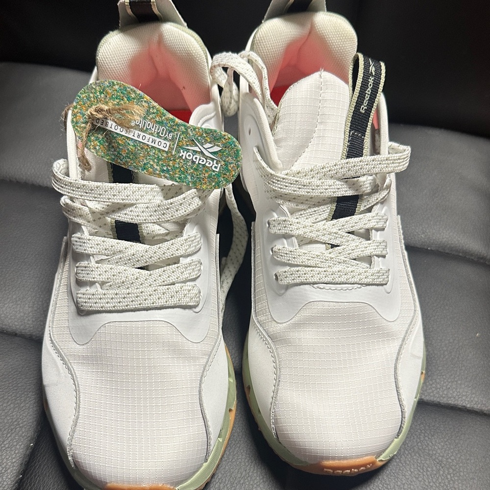 Reebok Kids White and Black Sneakers